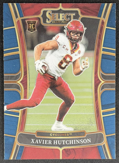 Xavier Hutchinson 2023 Panini Select Draft Picks Blue Retail Cyclones Default Title Sports Trading Card