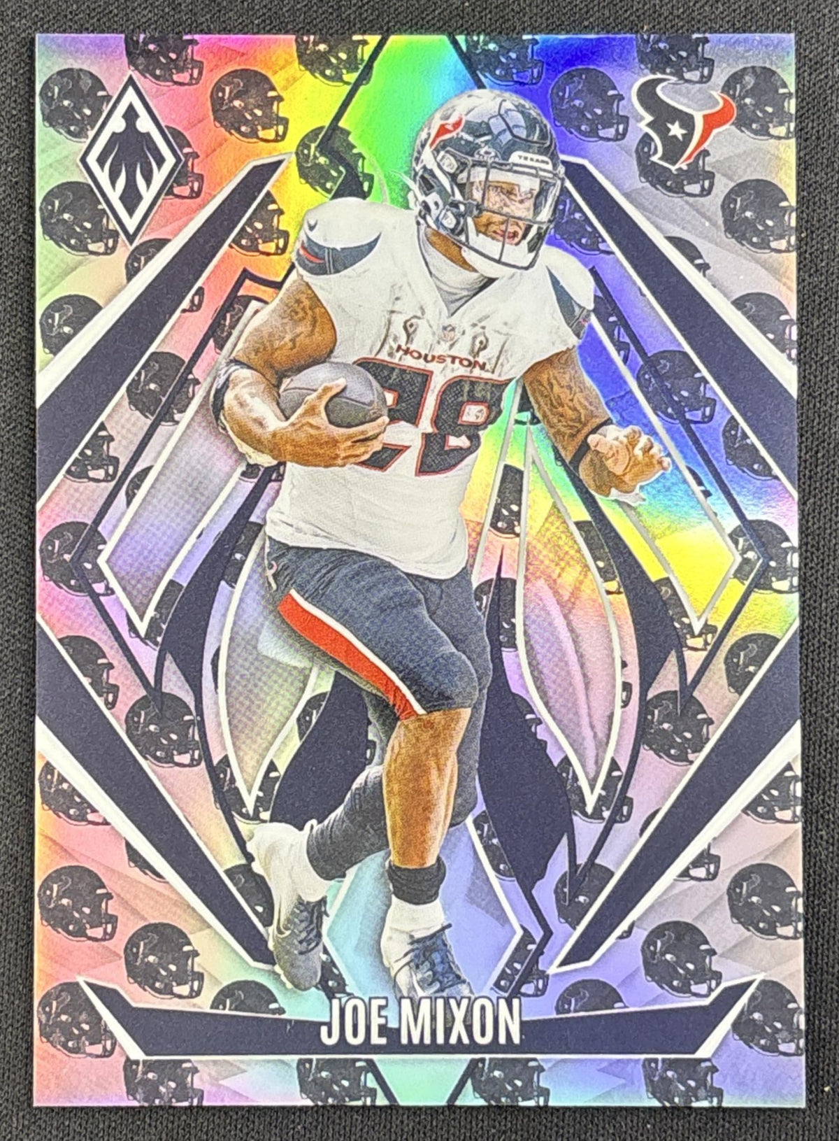 Joe Mixon 2024 Panini Phoenix Team Helmet /399 Texans