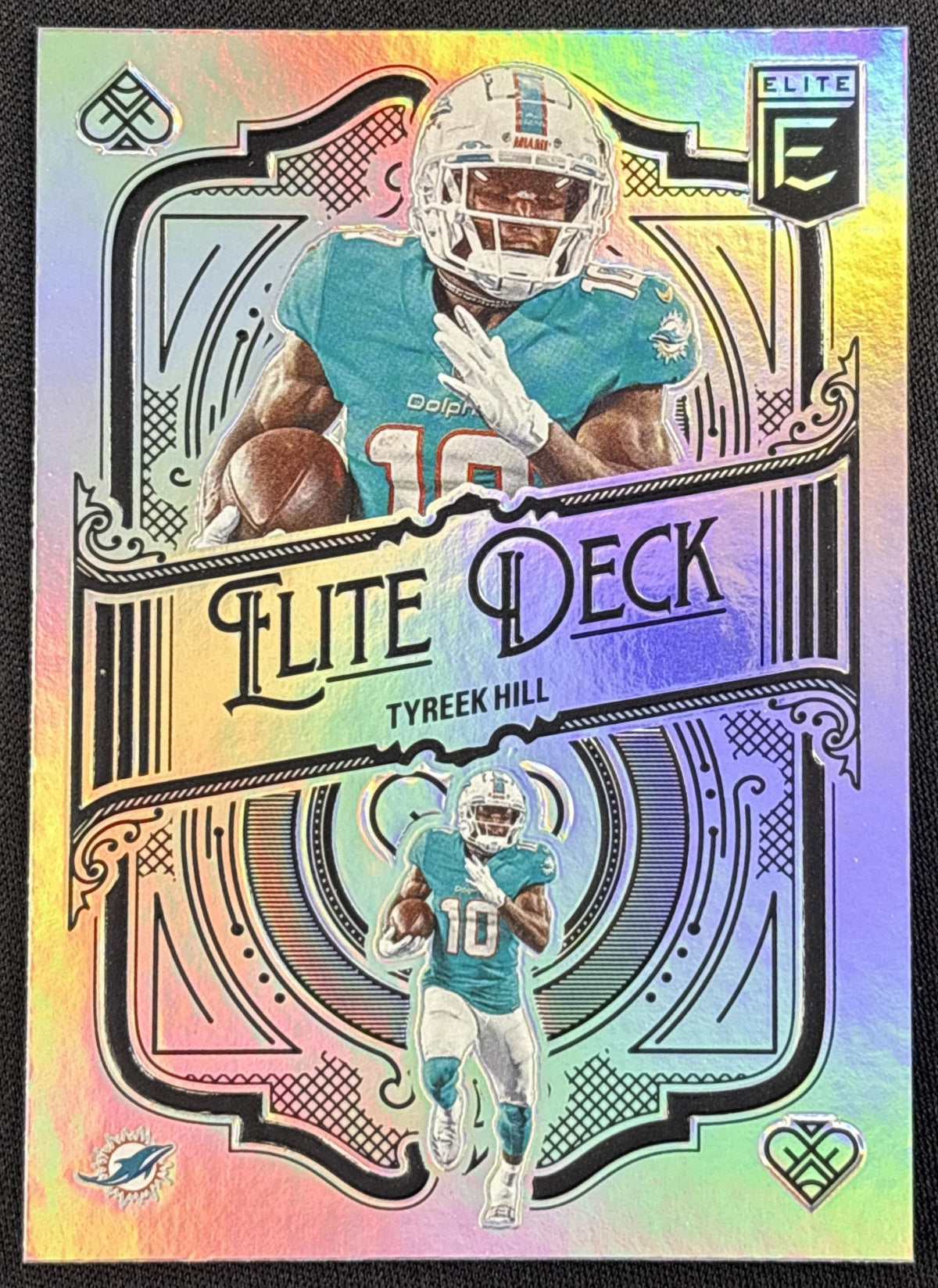 Tyreek Hill 2022 Panini Donruss Elite Deck Dolphins Miami Dolphins