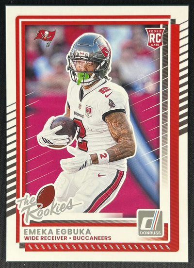 Emeka Egbuka 2025 Donruss Highlights The Rookies Buccaneers Sports Trading Cards