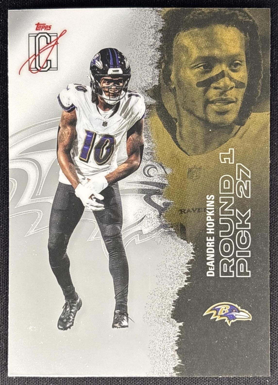 DeAndre Hopkins 2025 Topps Signature Class Chrome Veteran Ravens Sports Trading Cards