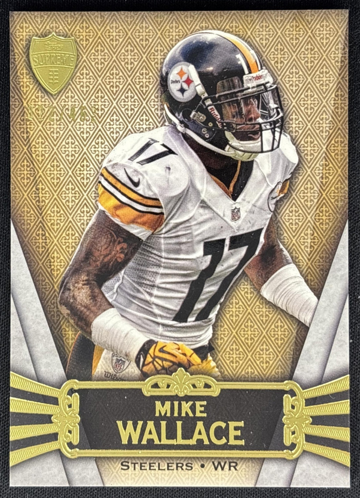 Mike Wallace 2012 Topps Steelers front