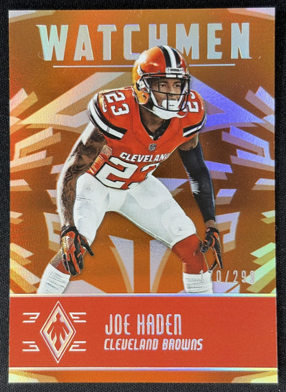 Joe Haden 2016 Panini Phoenix Watchmen Orange /299 Browns