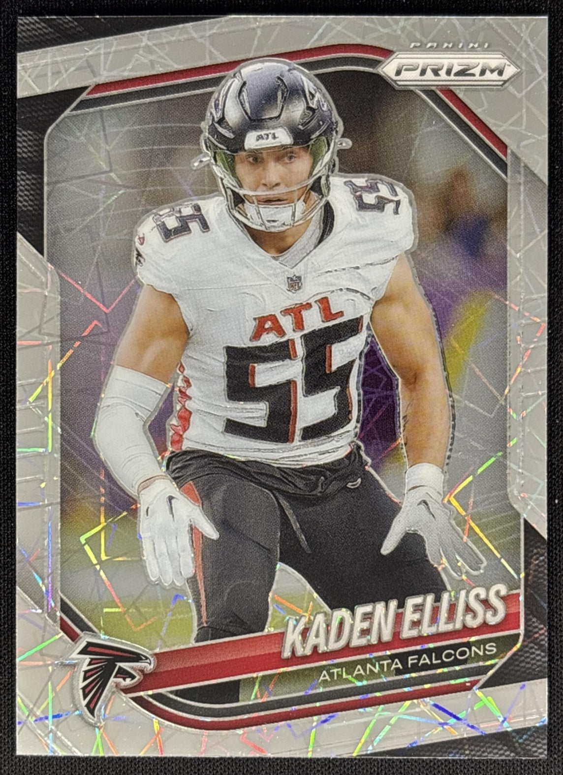 Kaden Elliss 2025 Panini Prizm Lazer Falcons