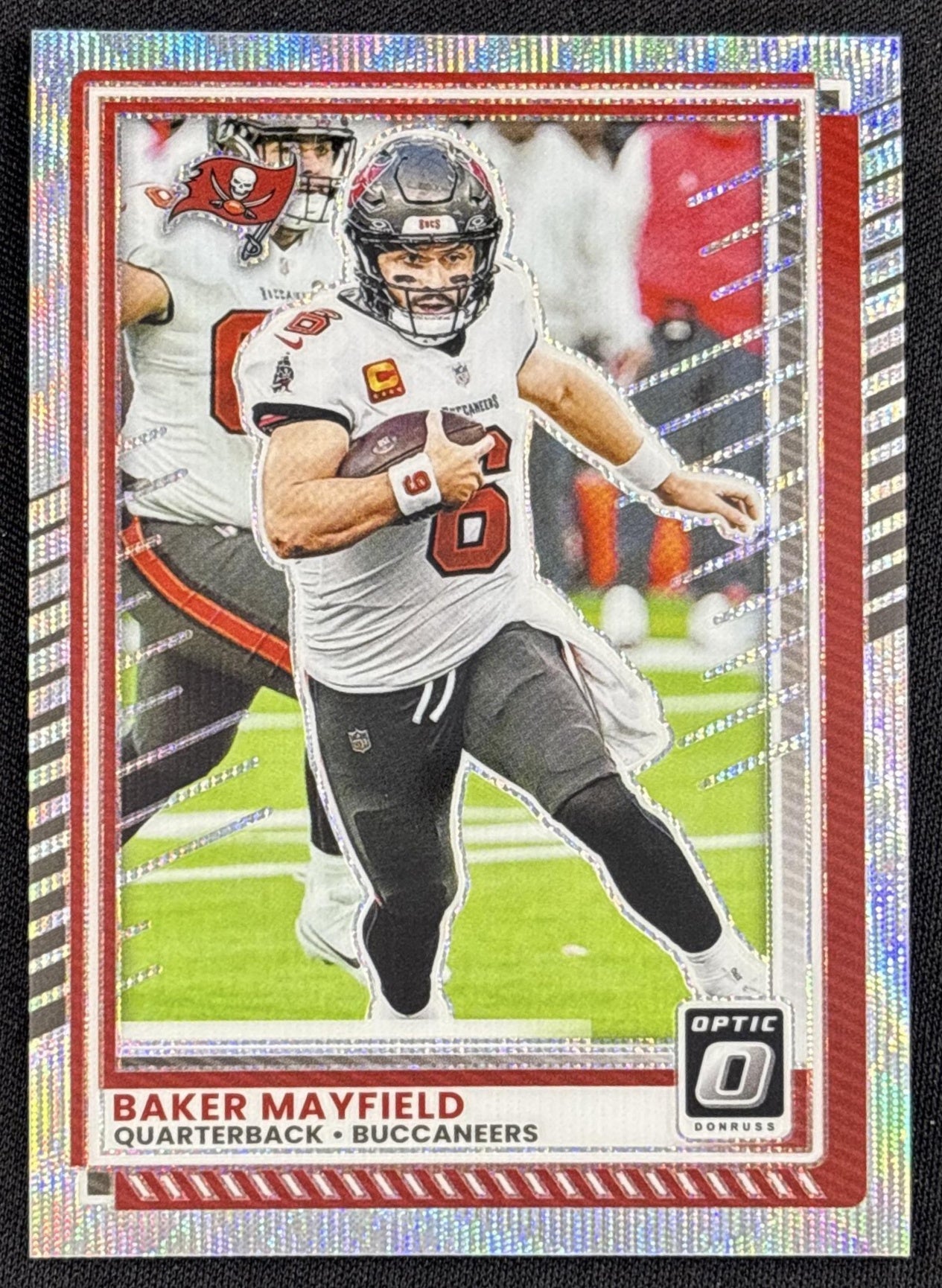 Baker Mayfield 2025 Panini Donruss Optic Wave Prizm /300 Buccaneers