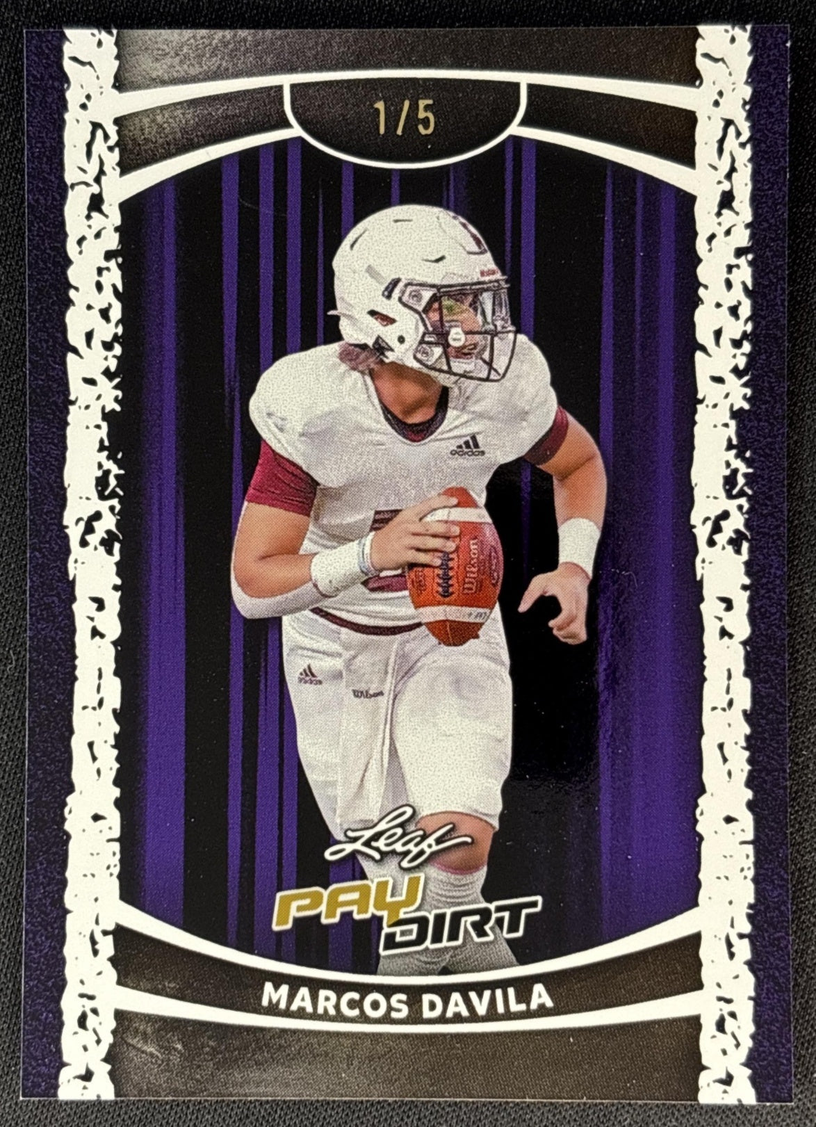 Marcos Davila 2026 Leaf Paydirt Purple /5