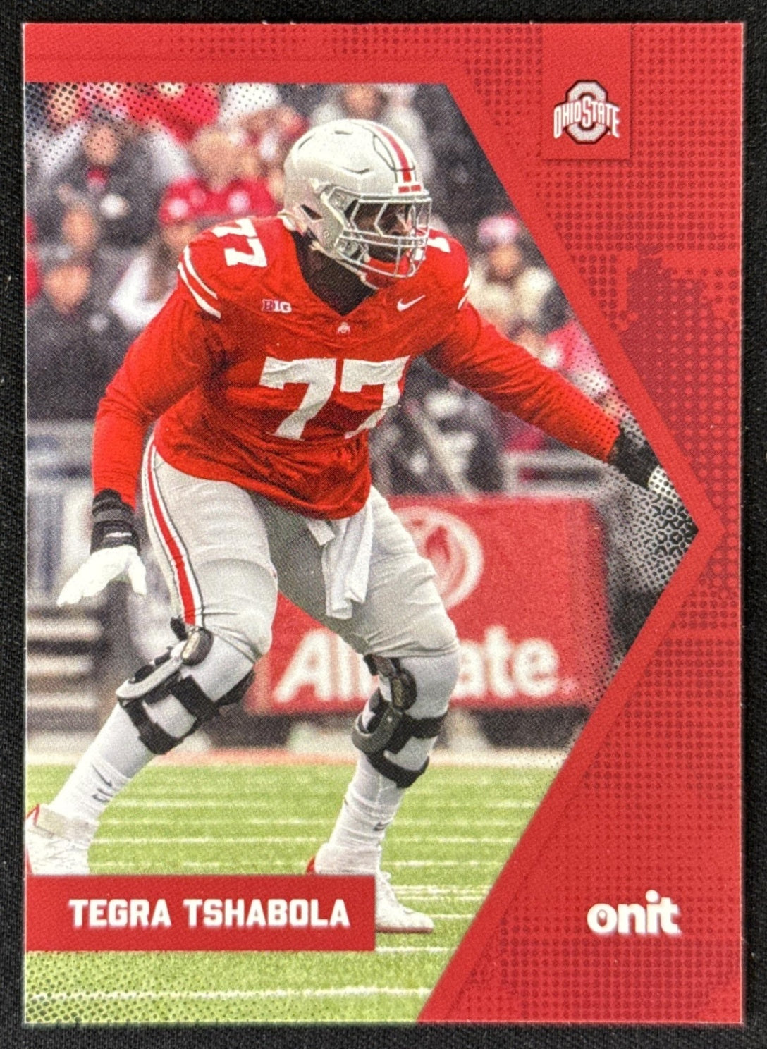 Tegra Tshabola 2025 ONIT Athlete Ohio State Buckeyes Sports Trading Card
