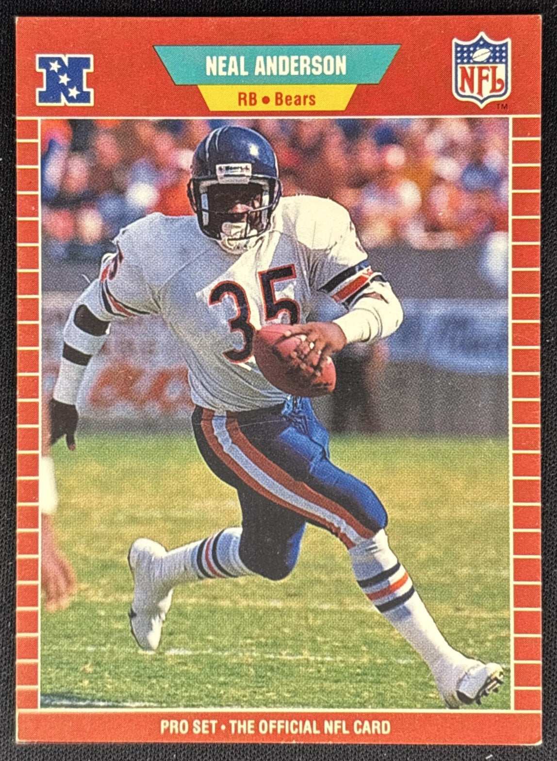 Neal Anderson 1989 Pro Set Bears - Front