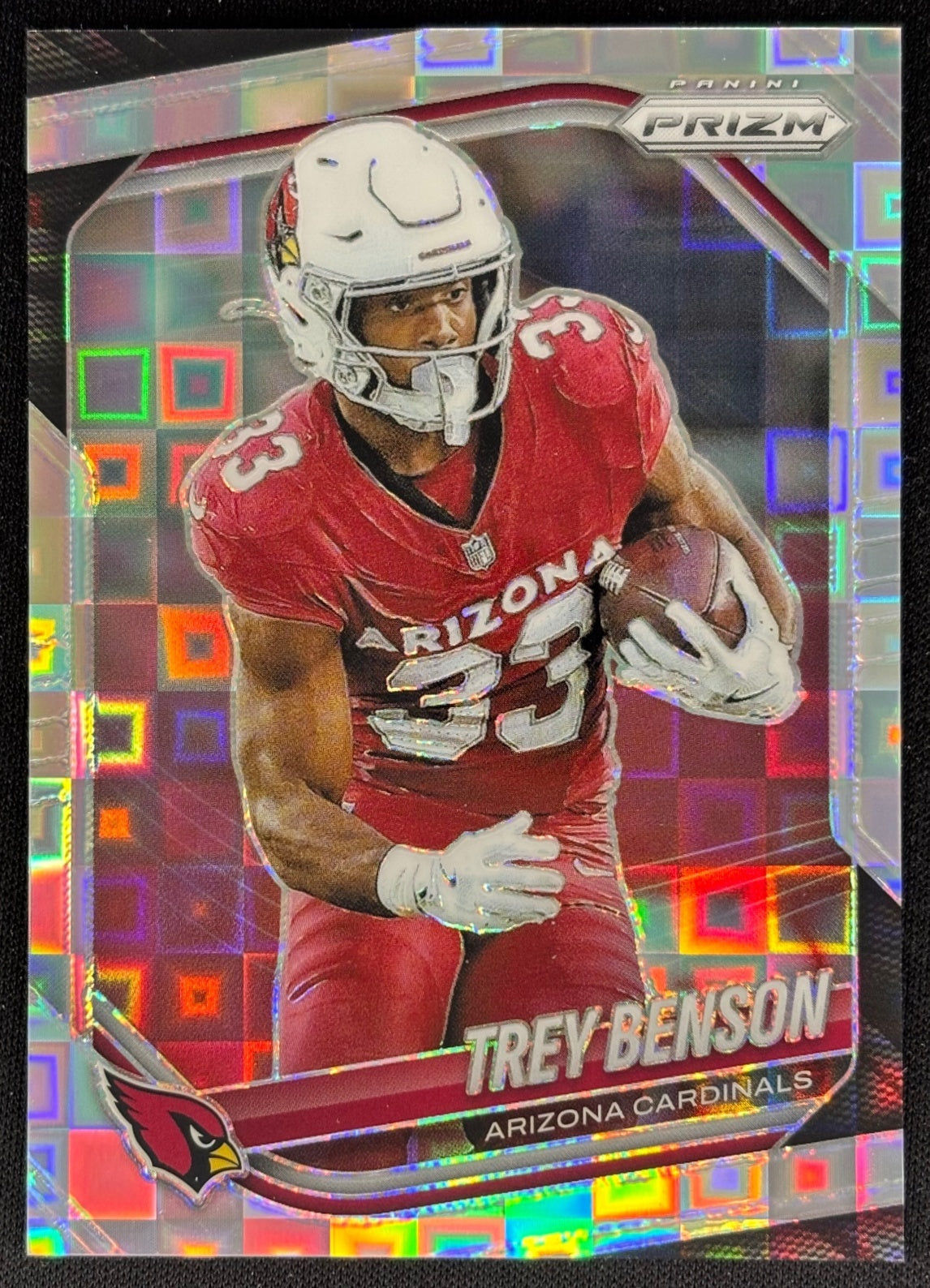Trey Benson 2025 Prizm Pandora /400 Cardinals Sports Trading Cards