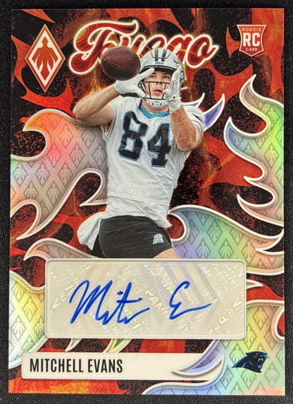 Mitchell Evans 2025 Panini Phoenix Fuego Signatures Panthers