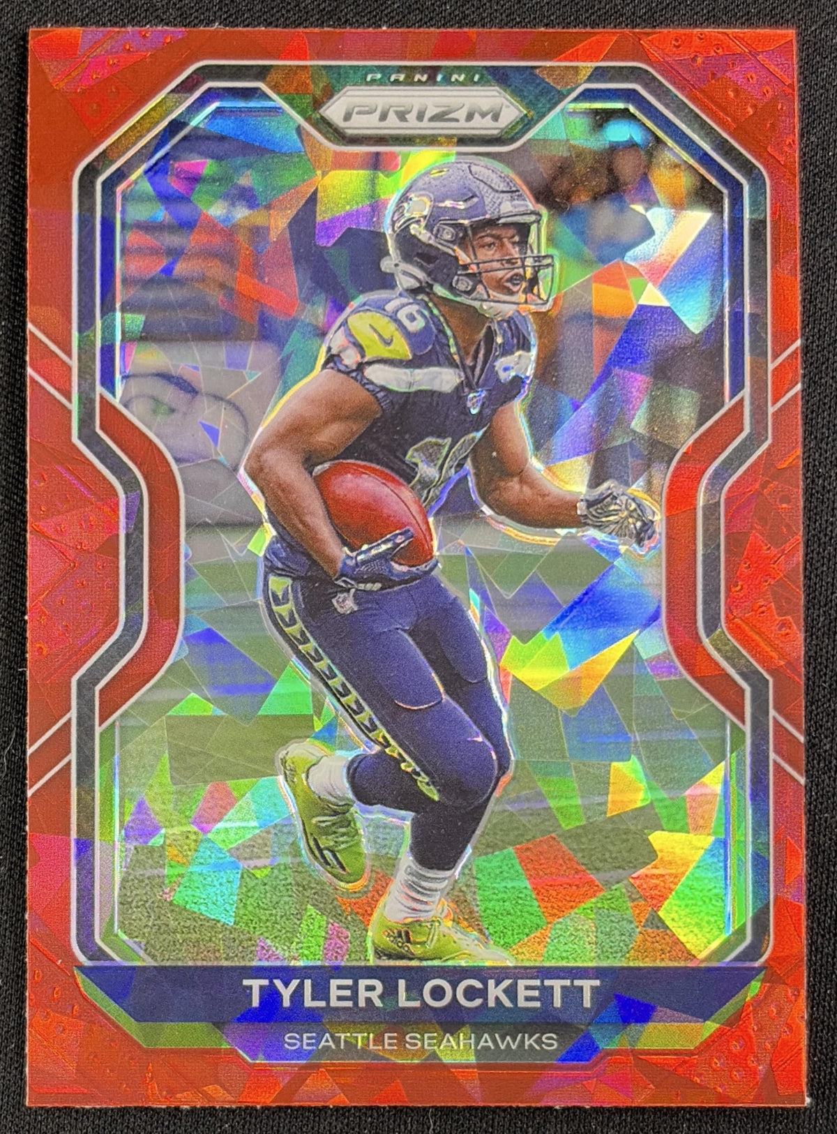 Tyler Lockett 2020 Panini Prizm Red Ice Seahawks Sports Trading Card