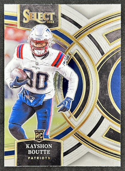 Kayshon Boutte 2023 Panini Select Patriots Front