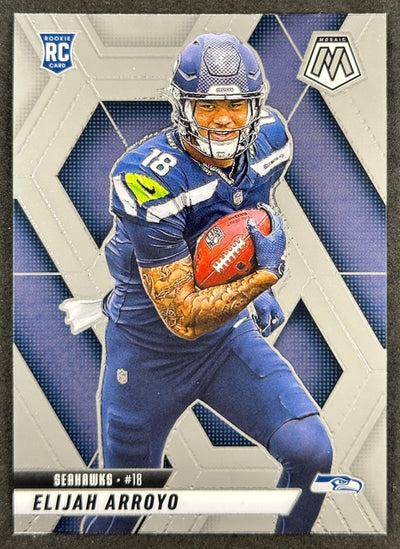 Elijah Arroyo 2025 Mosaic Rookies Seahawks Sports Trading Card