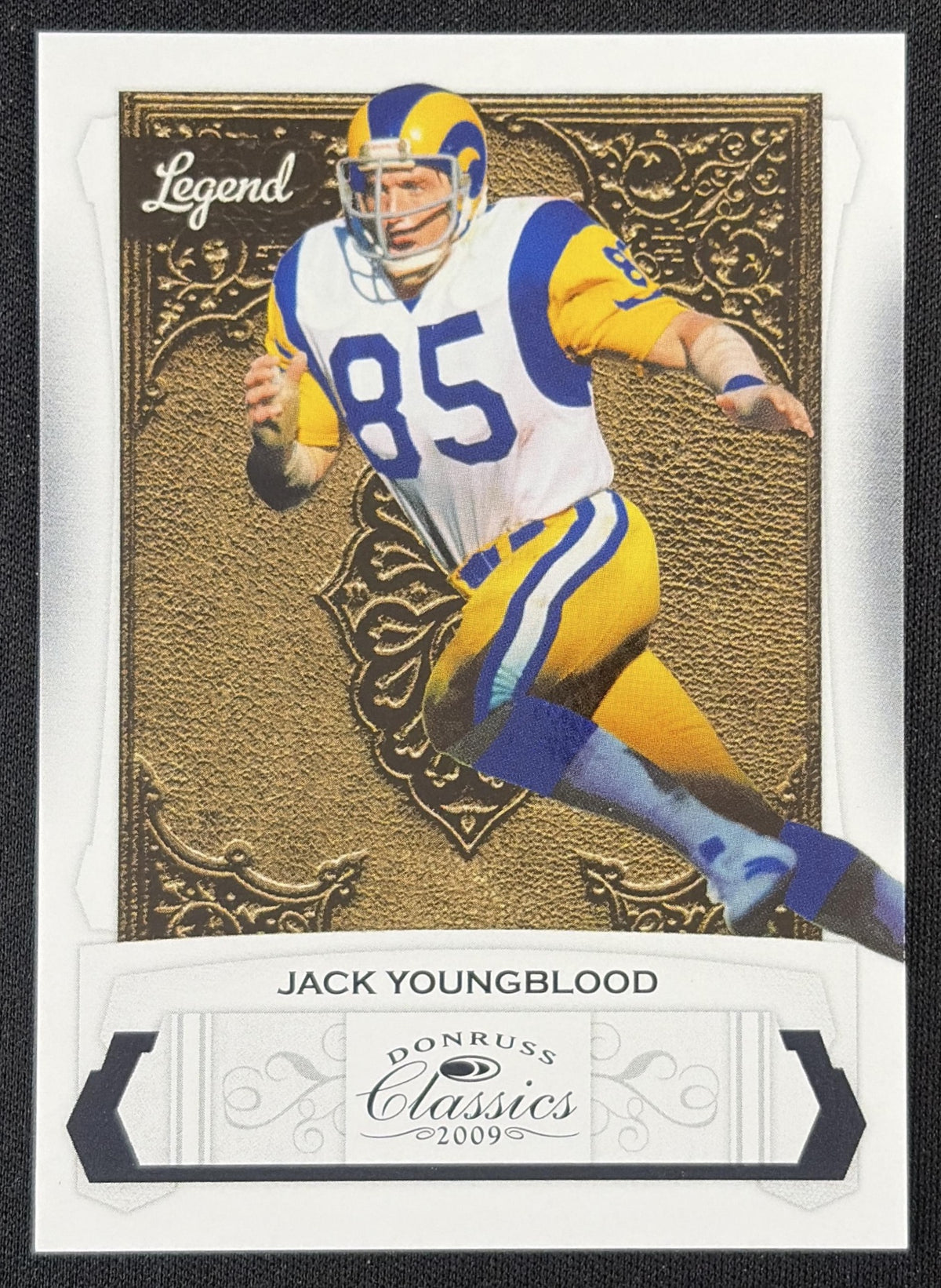 Jack Youngblood 2009 Panini Donruss Classics /999 Los Angeles Rams
