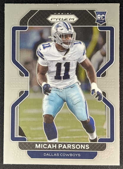 Micah Parsons 2021 Panini Prizm Silver Cowboys