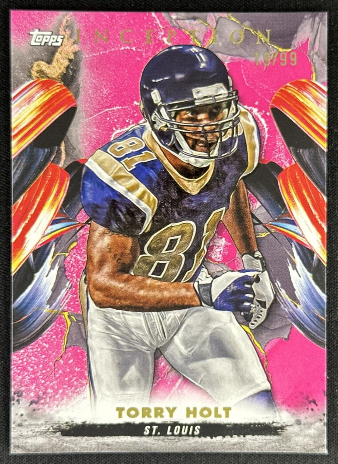 Torry Holt 2024 Topps Inception Magenta /99 Rams