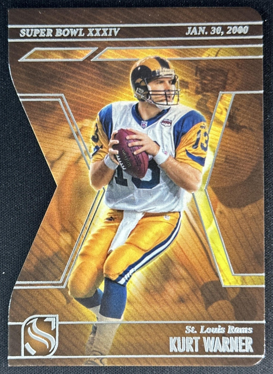 Kurt Warner 2025 Panini Silhouette Super Bowl Rams