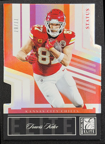 Travis Kelce 2023 Panini Donruss Elite Status /87 Chiefs