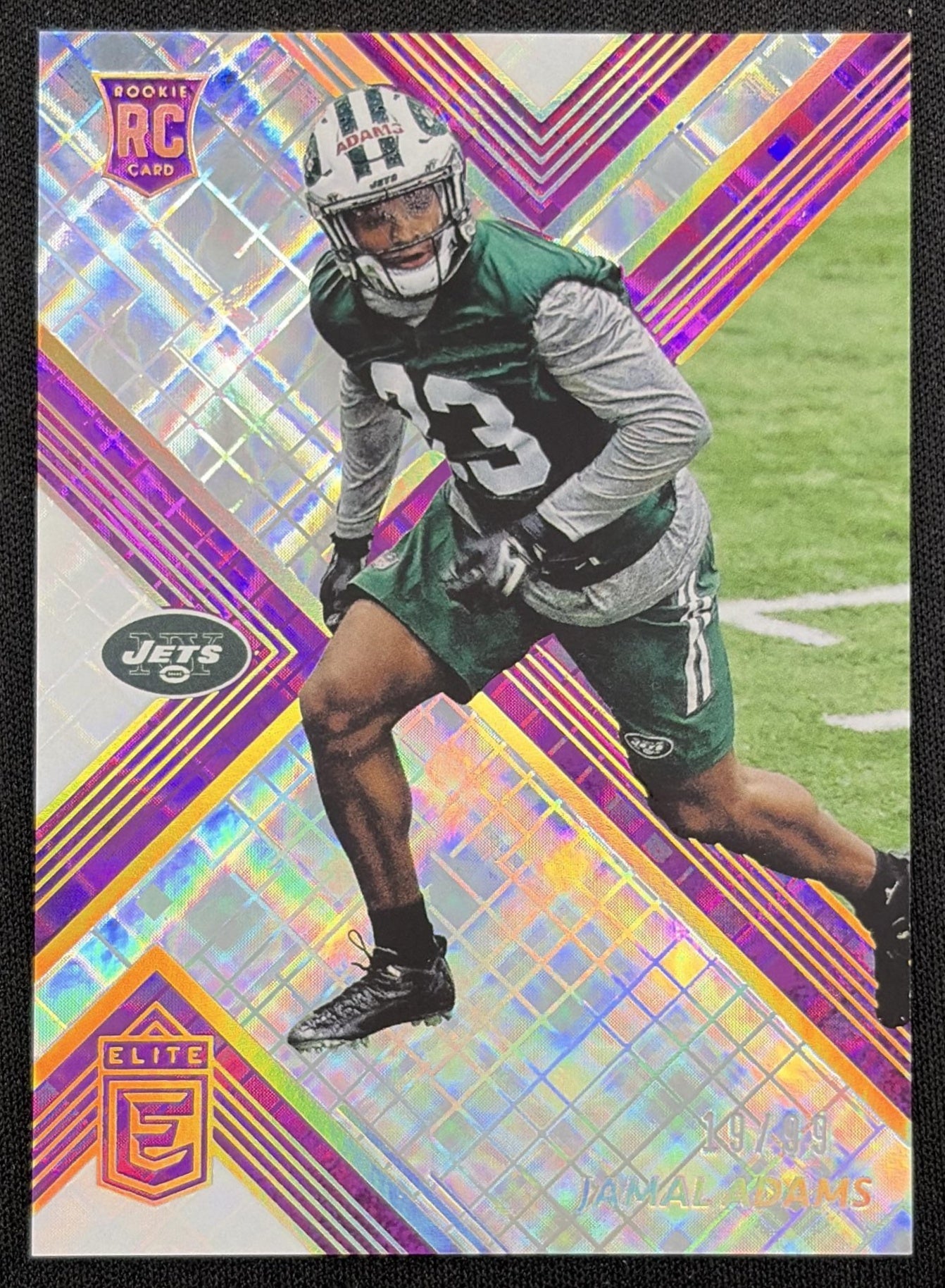Jamal Adams 2017 Panini Donruss Elite Purple /99 Jets