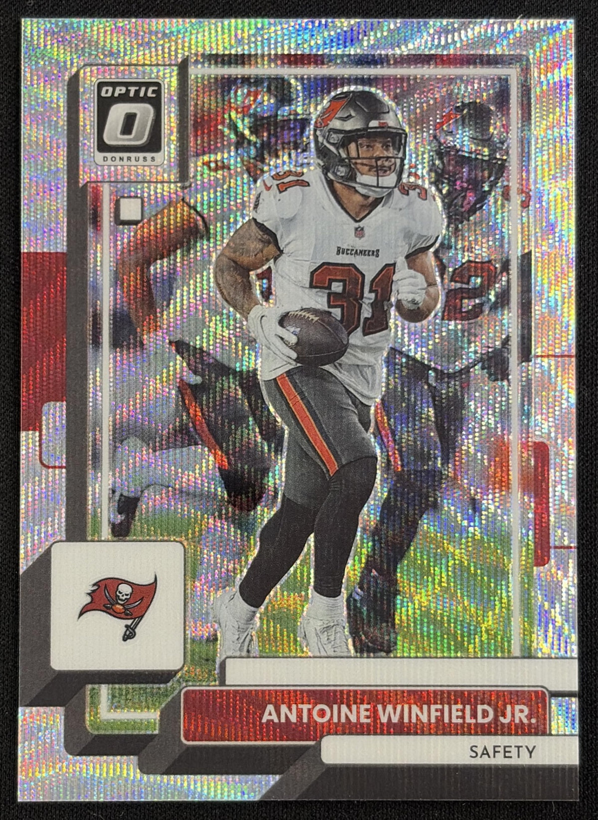 Antoine Winfield Jr. 2022 Panini Donruss Optic Wave /300 Buccaneers Sports Trading Card