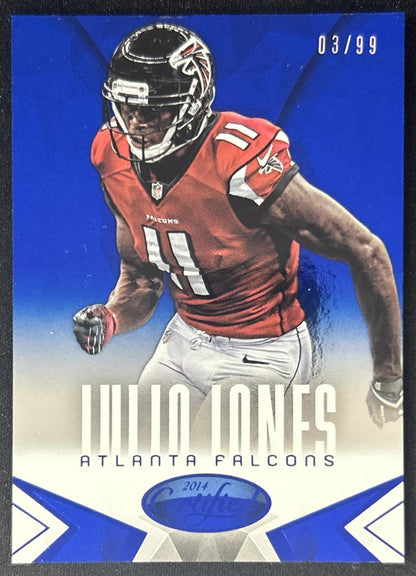 Julio Jones 2014 Panini Certified Blue /99 Falcons front