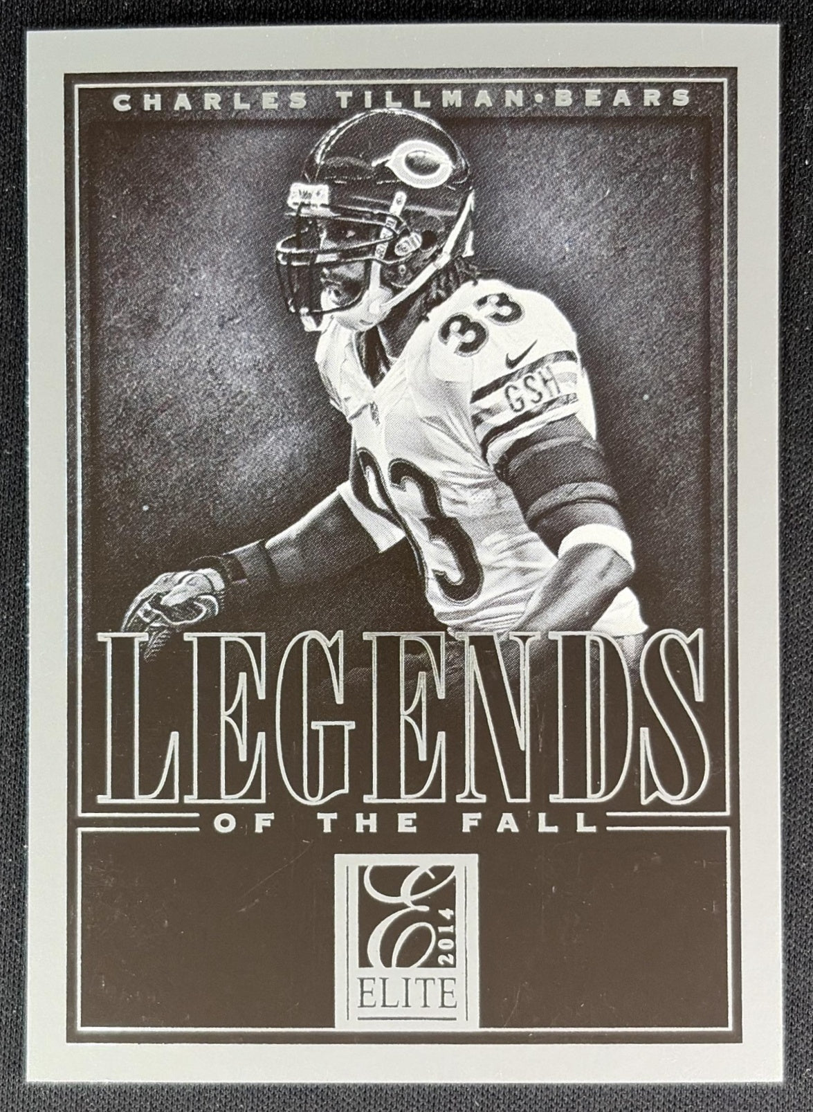 Charles Tillman 2014 Panini Elite Legends of the Fall Silver Bears - Front
