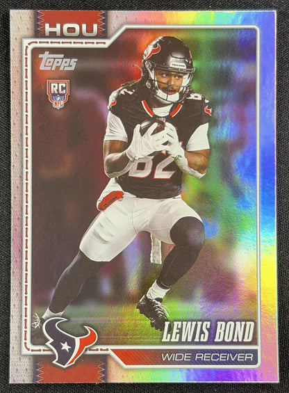 Lewis Bond 2026 Topps Rainbow Foil Texans