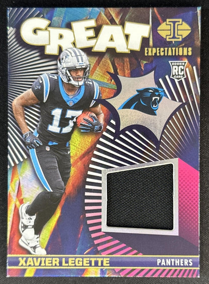 Xavier Legette 2024 Panini Illusions Great Expectations Panthers Default Title Sports Trading Cards