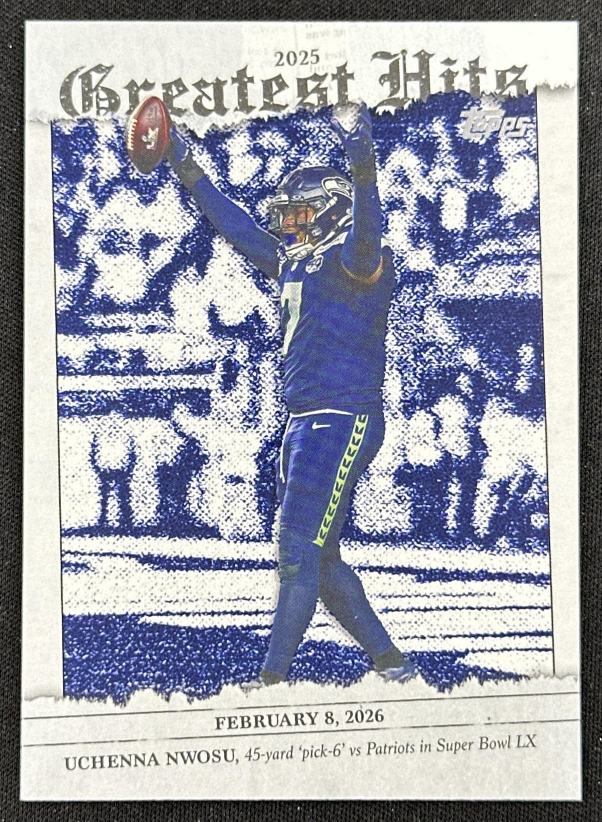 Uchenna Nwosu 2026 Topps Flagship 2025 Greatest Hits Seahawks
