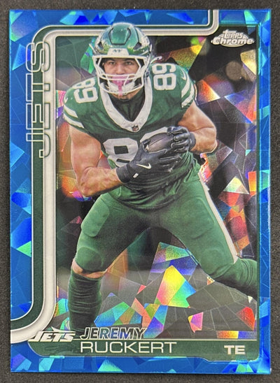 Jeremy Ruckert 2025 Topps Chrome Sapphire Jets Sports Trading Cards