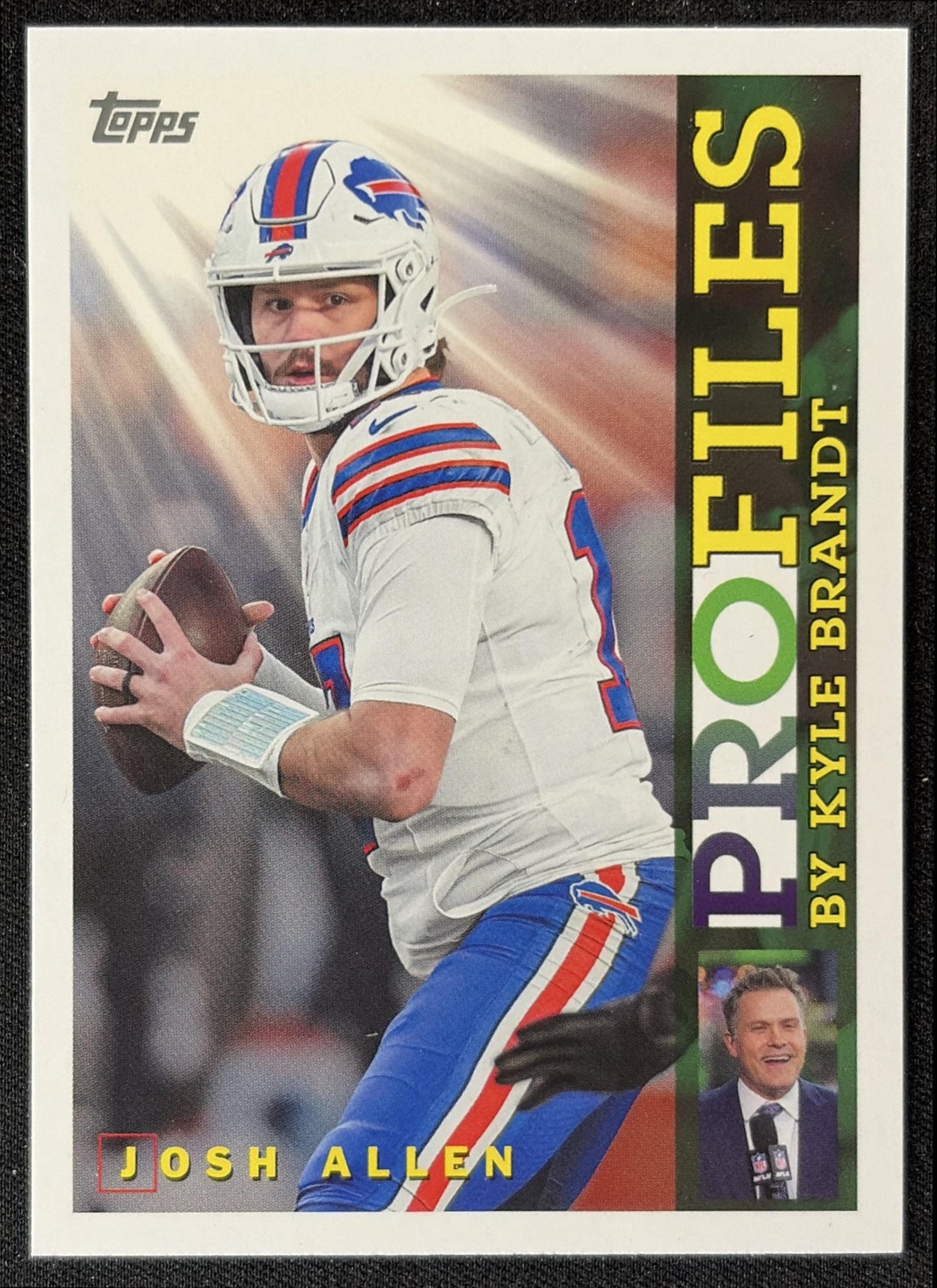 Josh Allen 2026 Topps Profiles Bills front