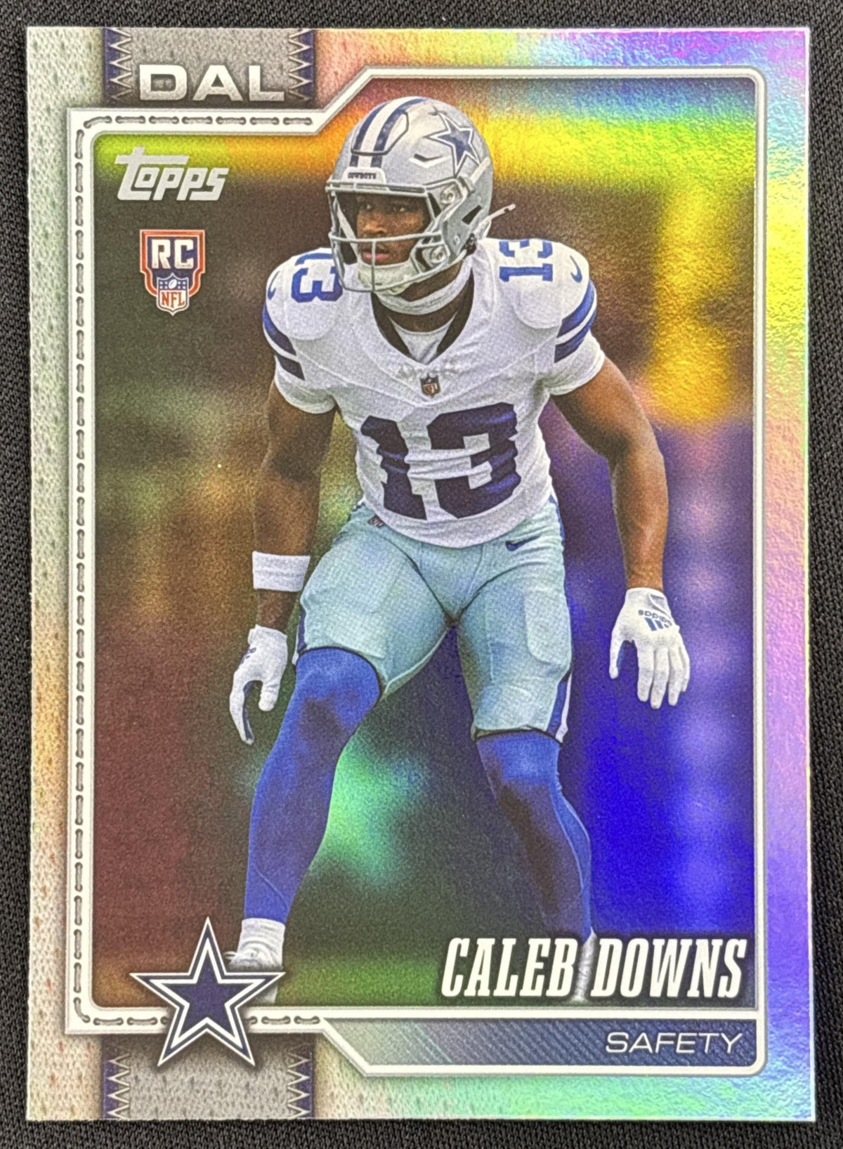 Caleb Downs 2026 Topps Rainbow Foil Cowboys