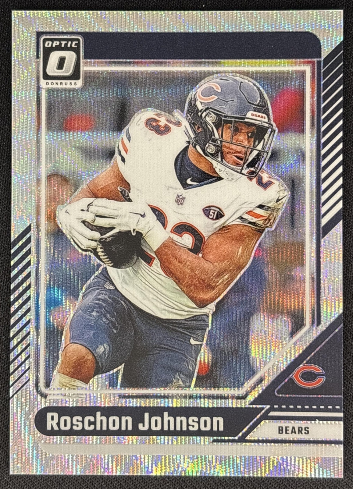 Roschon Johnson 2024 Panini Donruss Optic Wave /300 Bears Sports Trading Cards