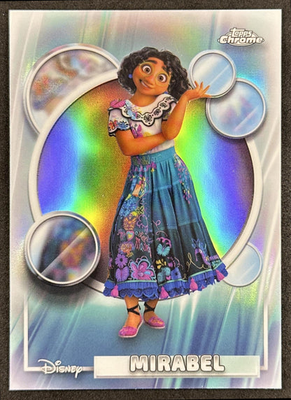 Mirabel 2026 Topps Chrome Disney Refractor Encanto Front