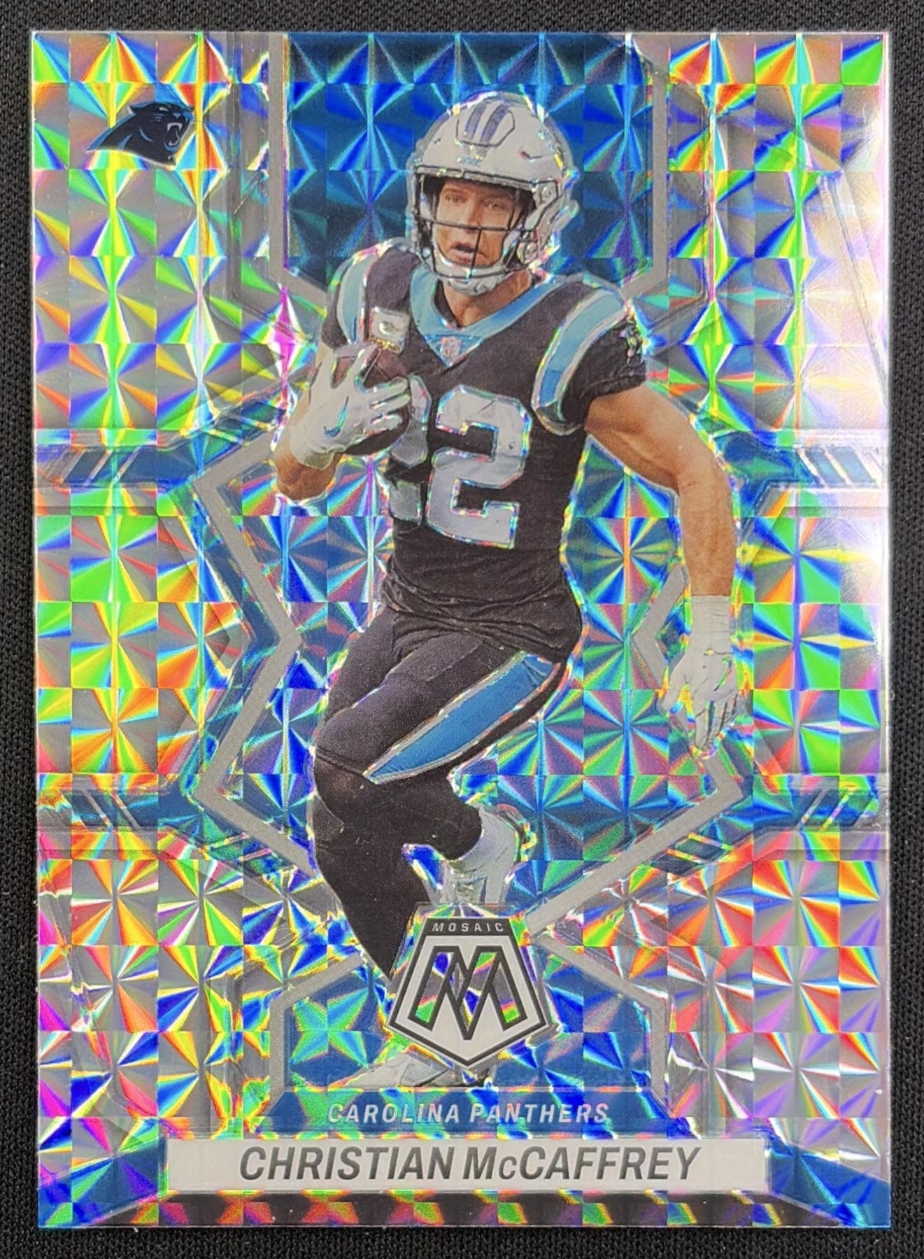 Christian McCaffrey 2022 Panini Mosaic Panthers