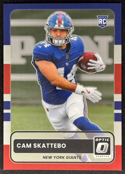 Cam Skattebo 2025 Donruss Optic 2015 Retro Giants Sports Trading Cards