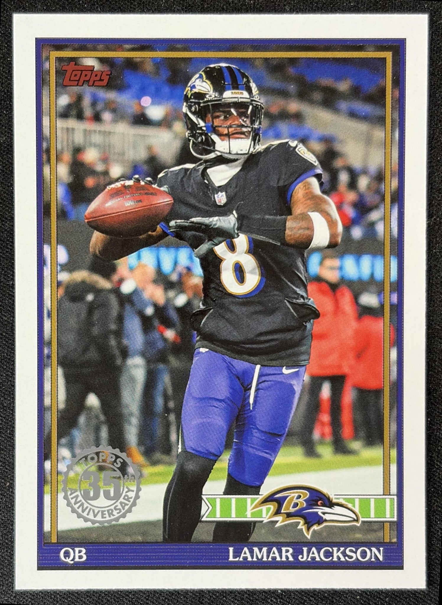Lamar Jackson 2026 Topps 1991 Ravens front