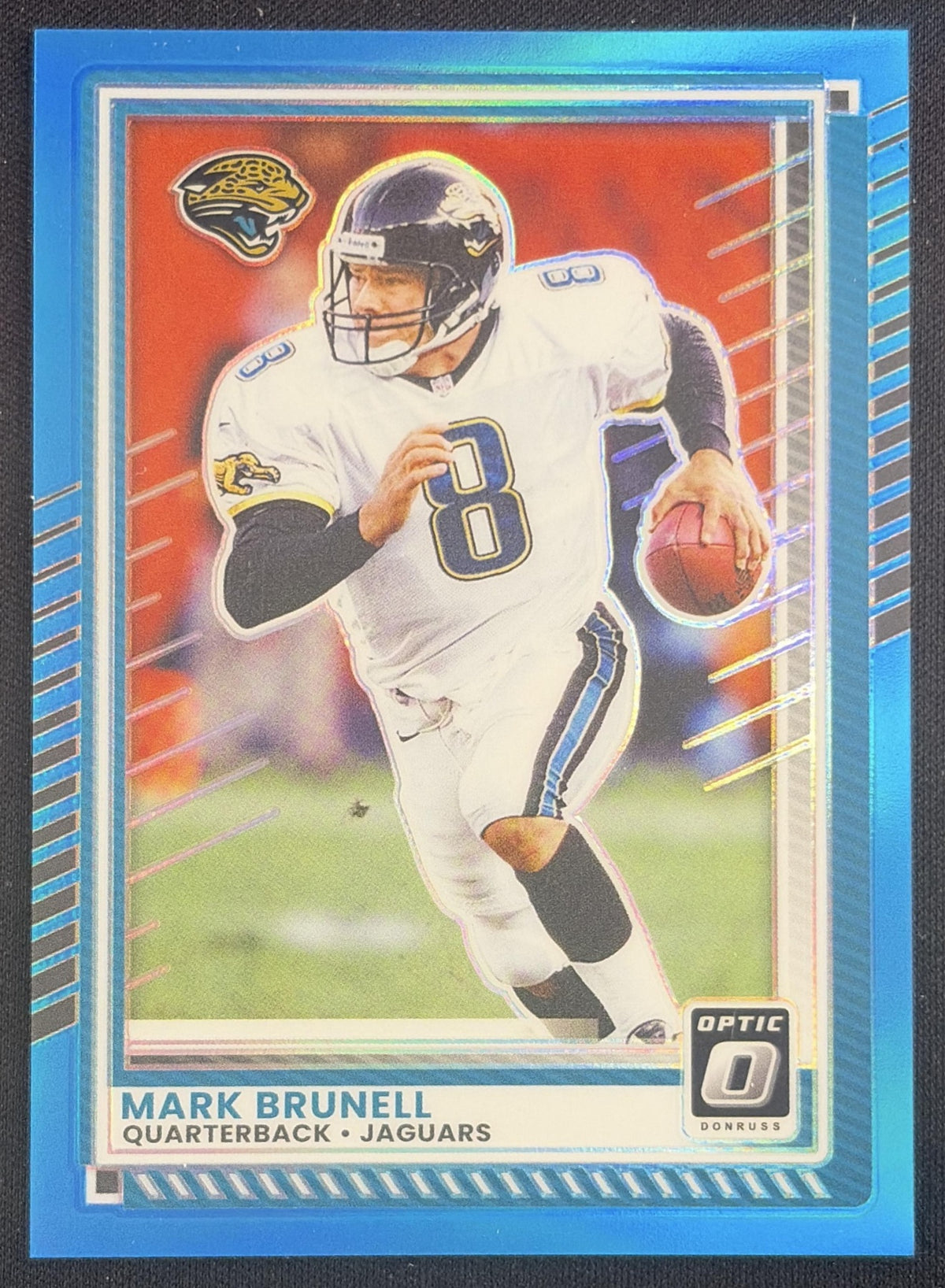 Mark Brunell 2025 Panini Donruss Optic Neon Blue Prizm /399 Jaguars
