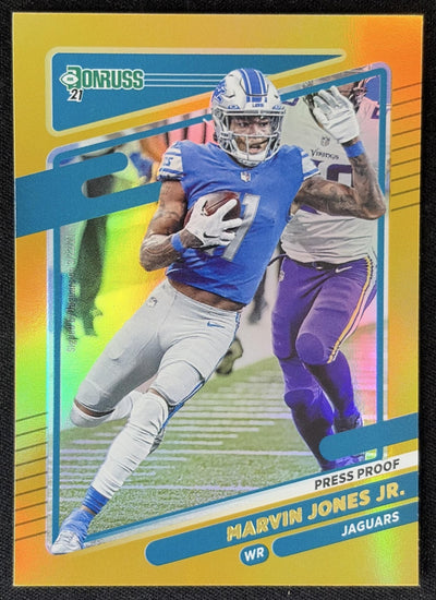 Marvin Jones Jr. 2021 Panini Donruss Press Proof Premium Jaguars Sports Trading Card