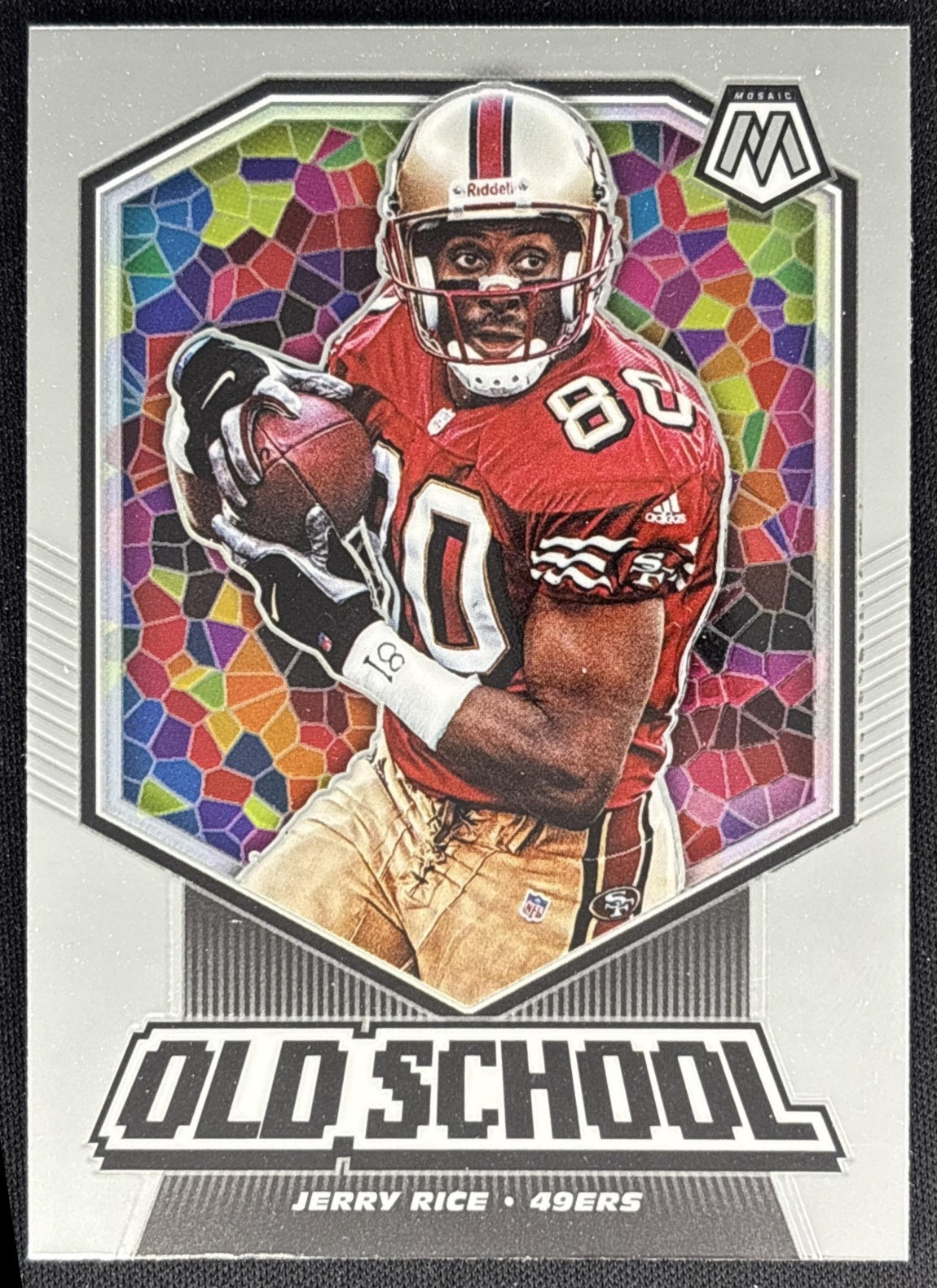 Jerry Rice 2020 Panini Mosaic Old School 49ers front