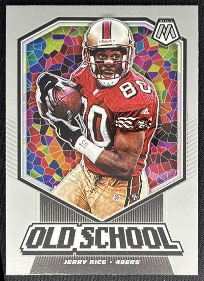Jerry Rice 2020 Panini Mosaic Old School 49ers front