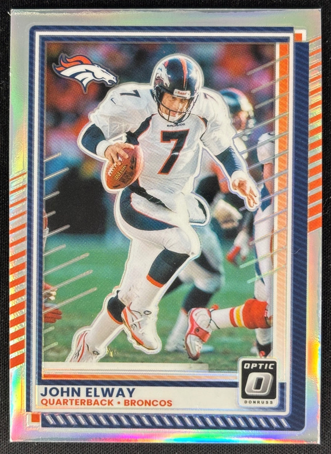 John Elway 2025 Panini Donruss Optic Holo Prizm Broncos Sports Trading Cards