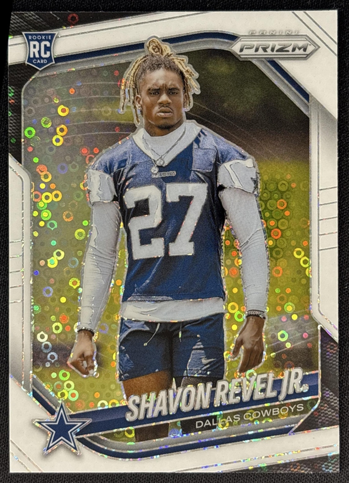 Shavon Revel Jr. 2025 Panini Prizm White Disco Cowboys front