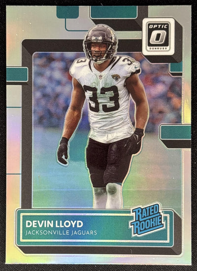 Devin Lloyd 2022 Panini Donruss Optic Holo Jaguars Sports Trading Cards