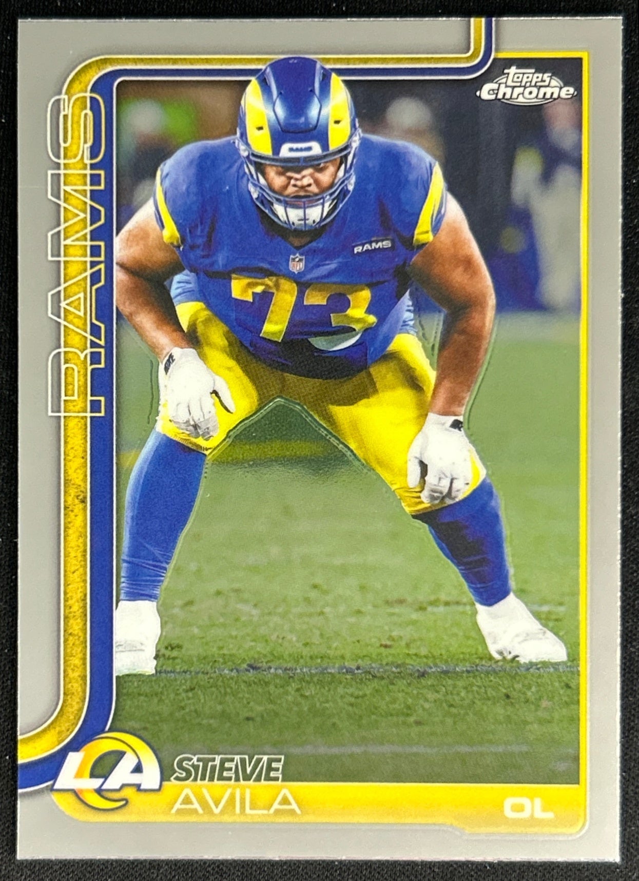 Steve Avila 2025 Topps Chrome Rams Sports Trading Cards