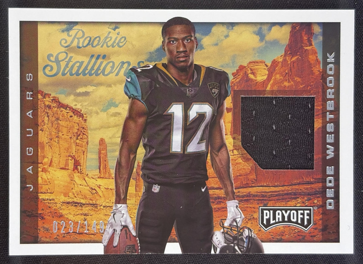 Dede Westbrook 2017 Panini Playoff Rookie Stallions /149 Jaguars Sports Trading Card