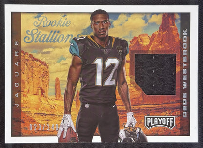 Dede Westbrook 2017 Panini Playoff Rookie Stallions /149 Jaguars Sports Trading Card