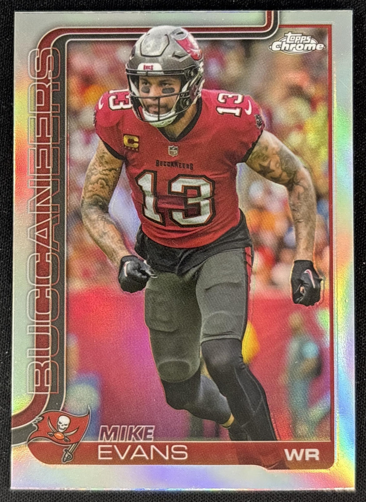 Mike Evans 2025 Topps Chrome Refractor Buccaneers