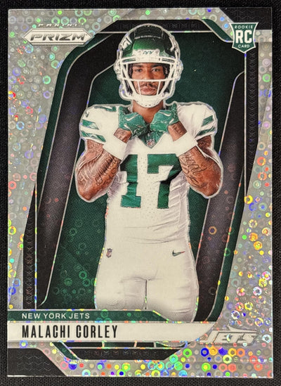 Malachi Corley 2024 Panini Prizm Rookie Variations No Huddle Jets Default Title Football