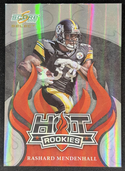 Rashard Mendenhall 2008 Score Hot Rookies Scorecard /999 Steelers front